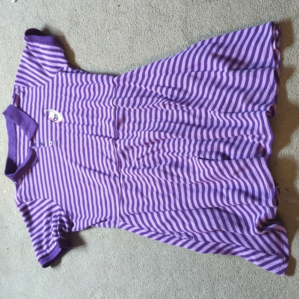 Purple Dead inside BABYDOLL DRESS